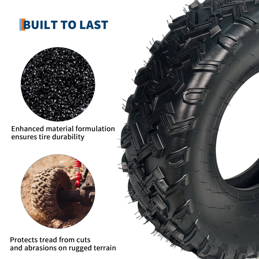 Garvee 23x7x10 ATV Tires 2 Pack All Terrain Tubeless 6PR for Trail Desert Mud Dirt Street Sand