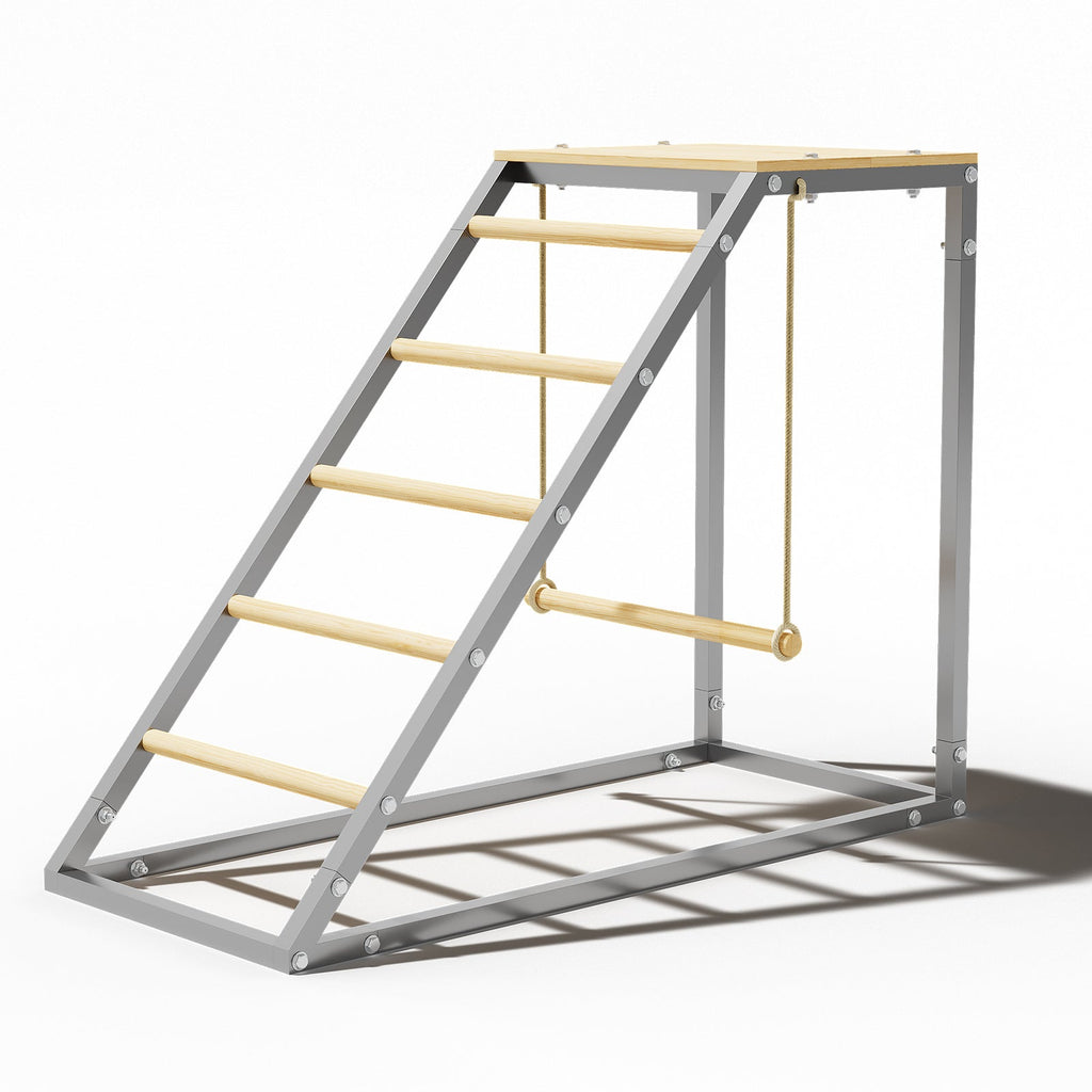 Garvee Chicken Perch for Coop, Chicken Roosting Bars with Swing and Ladder Design for Backyard Farm, Roosting Bars for Chickens in Coop, Easy Installation