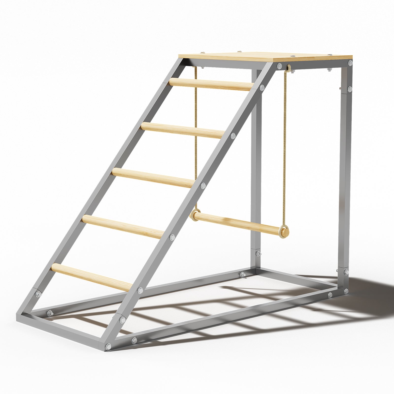 Garvee Chicken Perch for Coop, Chicken Roosting Bars with Swing and Ladder Design for Backyard Farm, Roosting Bars for Chickens in Coop, Easy Installation
