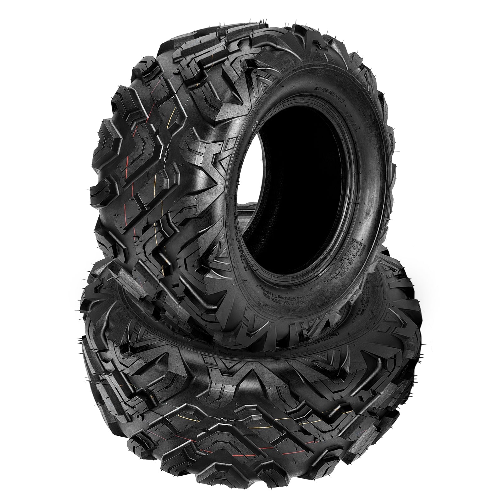 Garvee 20x10-10 ATV Tires 6PR Tubeless All Terrain Tires for Trail Desert Mud Dirt Street Sand 20x10-10 Black