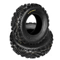 Garvee 21x7-10 ATV Tires 6PR Tubeless All Terrain Tires for Trail Desert Mud Dirt Sand 21x7-10 Black