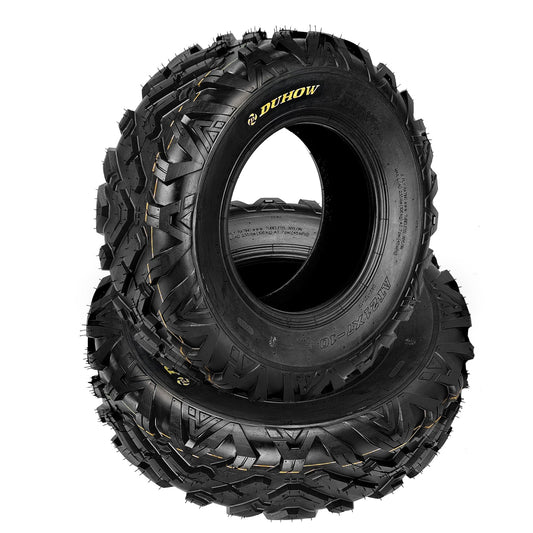 Garvee 21x7-10 ATV Tires 6PR Tubeless All Terrain Tires for Trail Desert Mud Dirt Sand 21x7-10 Black