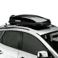Garvee 49 Inch Rooftop Cargo Box Carrier - 10 Cubic Ft Hard Shell Roof Rack Storage with Security Keys, 165 lbs Capacity, Waterproof, Dual-Side Opening