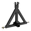 Garvee 3 Point 2" Trailer Hitch Receiver Fits Category 1 Tractor, Tow Drawbar Adapter Attachments, Quick Hitch Compatible.