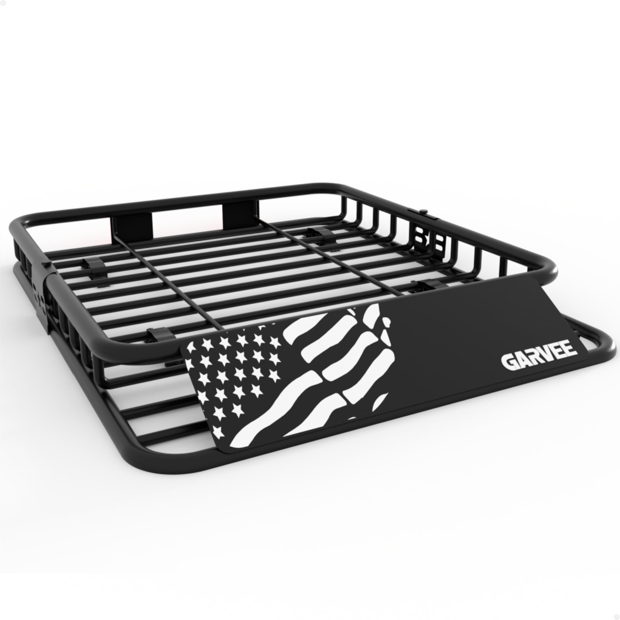 Garvee 46" x 36" Universal Roof Rack Carrier Basket, 200 LBS Capacity Rooftop Cargo Rack, Car Top Luggage Holder Basket Heavy Duty for SUVs, Trucks, Vehicles