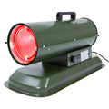 Garvee 80000 BTU Forced Air Diesel and Kerosene Heater, Thermostat Control, Portable for Outside, Jobsite, Garage, Construction, Green