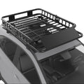 Garvee 46"x36"x5" Universal Roof Rack Carrier Basket - 200 lbs Capacity Heavy-Duty Rooftop Cargo Rack and Luggage Holder for SUVs, Trucks, and Vehicles, Black