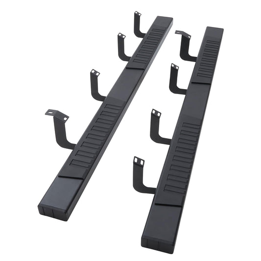 Garvee 6" Wide Running Boards for 2007-2018 Silverado 1500 Crew cab, Stainless Steel Side Steps Nerf Bars