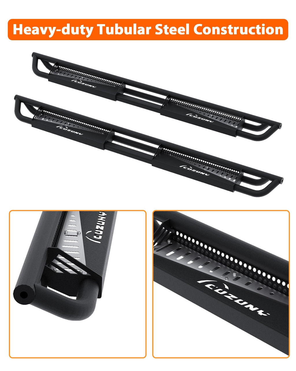 Garvee Heavy-Duty Running Boards, Durable Non-Slip Side Steps for 2015-2025 Chevrolet Colorado Crew Cab, Easy Installation