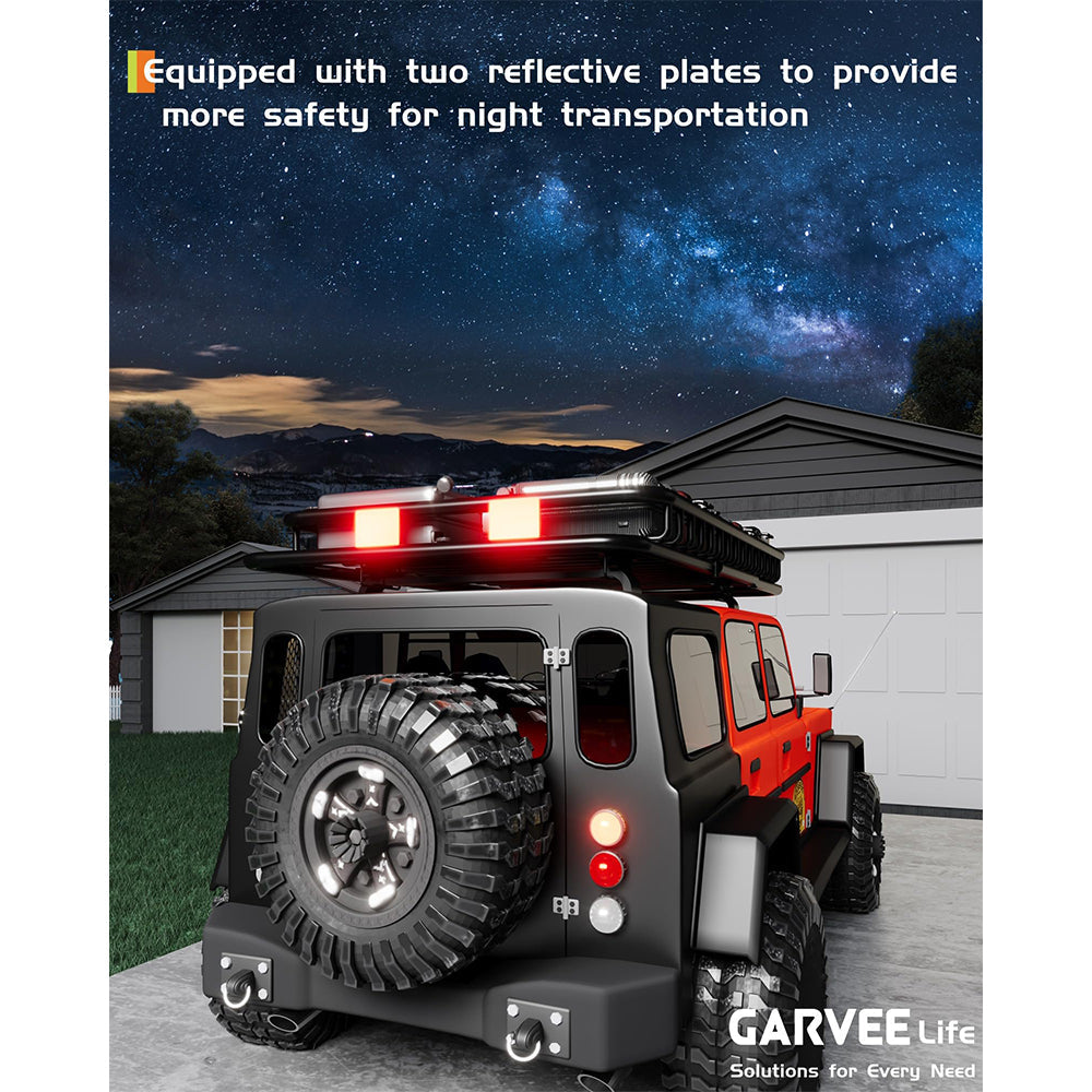 Garvee 49"x 36"x 5" Universal Roof Rack Carrier Basket, 200 LBS Capacity, Heavy Duty Rooftop Cargo Rack, for SUVs, Trucks, Vehicles, Spider, Black