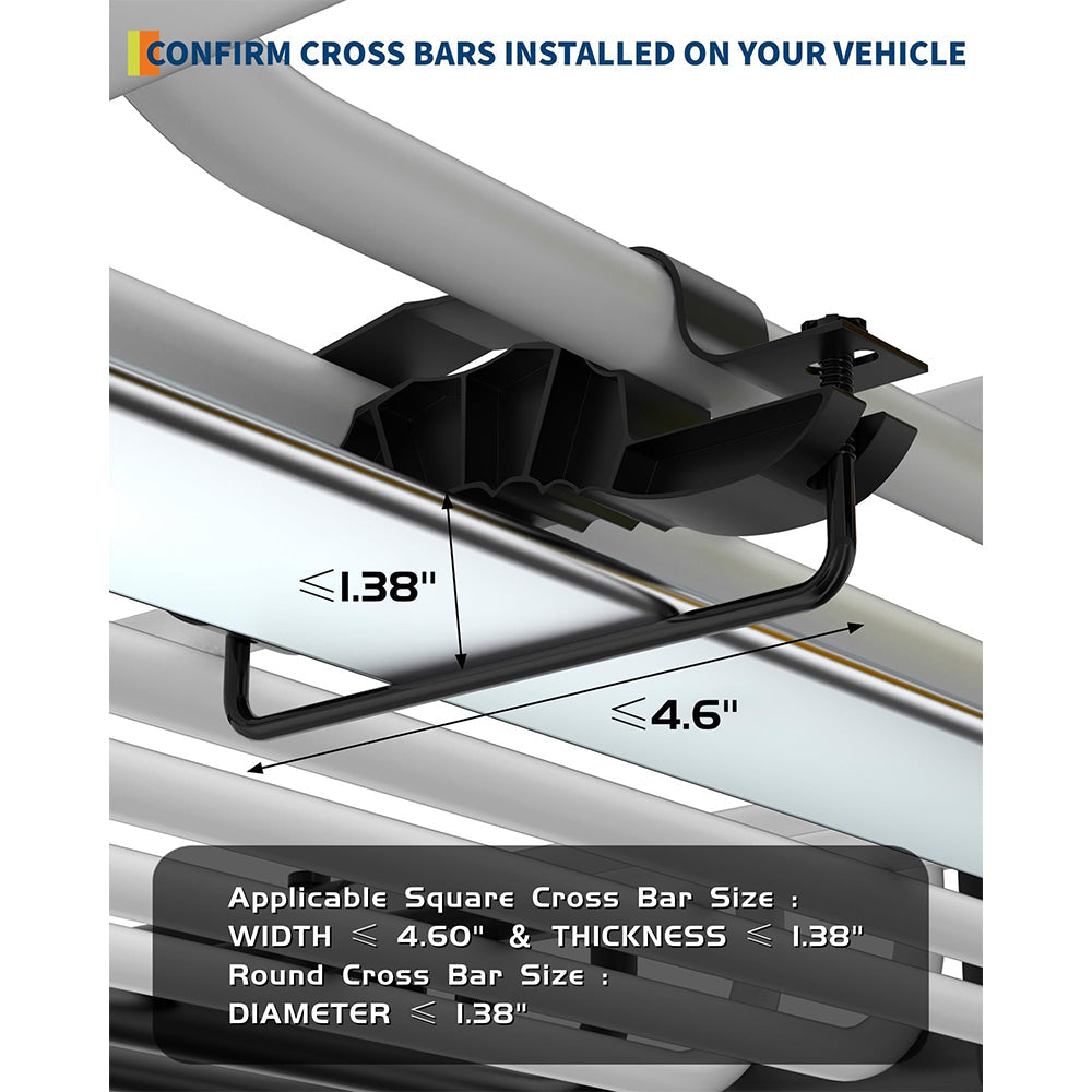 Garvee Spider 64"x 39"x 6" Roof Rack Basket Rooftop Cargo Carrier with Extension Black Car Top Luggage Holder Universal for SUV Cars