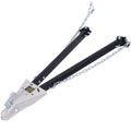 Garvee Tow Bar for Vehicles, 5000 lbs Capacity Adjustable Towing Bar with Bumper Mount, 2 Chains, and Universal Coupler for 2-Inch Ball Hitch, Fits Jeeps, Trucks, SUVs, RVs, Boats, and Trailers