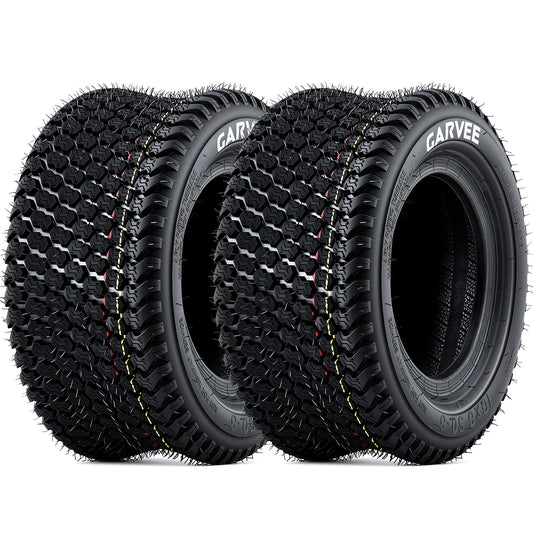 Garvee 2-Pack 16x6.50-8 Lawn Mower Tires – 4PR Turf Tire, Tubeless, 620lbs Load Capacity – Replacement for Riding Mowers, Garden Tractors & Grass Cutting Equipment (Wheels NOT Included)