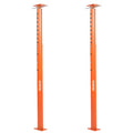 Garvee Heavy Duty Adjustable Floor Jack Post 2 Pack – 18,000 lbs Capacity – 53-93in Height Range – For Basement Joist, Beam Lifting & Leveling – Ideal for Construction & Repair – Orange-Red, 53-93in