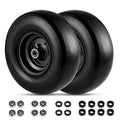 Garvee 13X5.00-6 Flat Free Golf Cart Tire and Wheel Set - Polyurethane, Heavy Duty 353 lbs Capacity, Steel Rim, Multiple Bushings, Lawn Mowers & Utility Carts