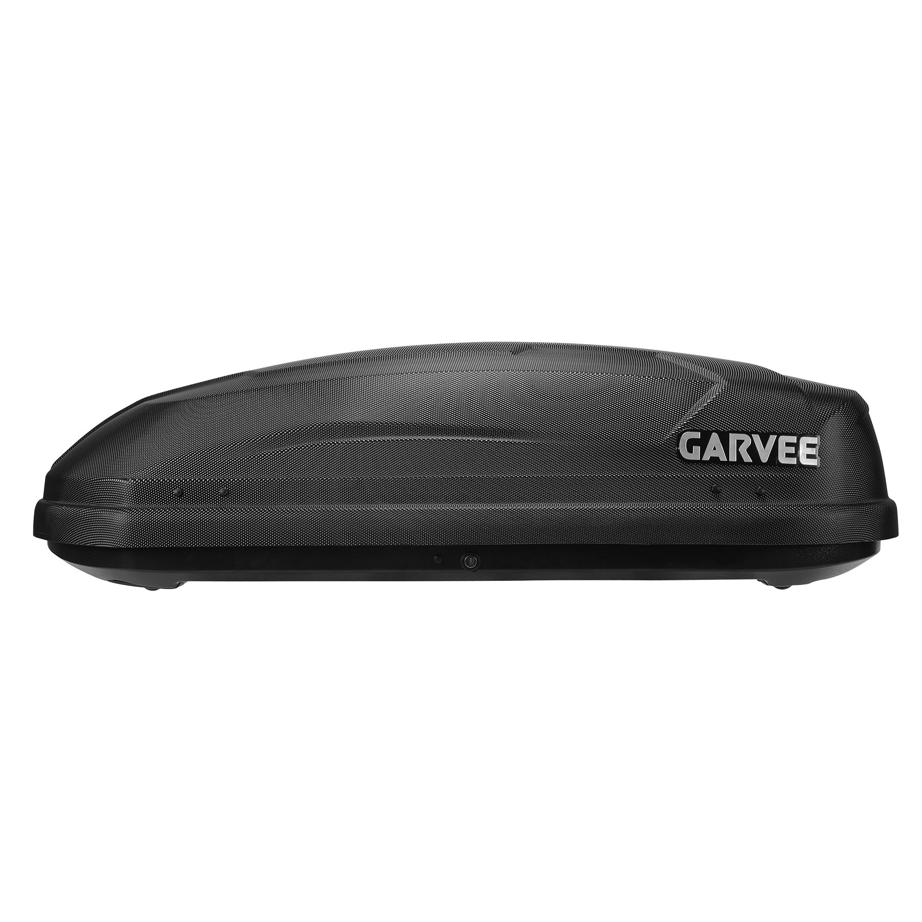 Garvee 12 Cubic Rooftop Cargo Box Carrier, Dual-Side Opening Hard-Shell Roof Mount with 135 lbs Capacity, Secure Straps & Keys for Travel Luggage Storage, Black