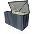 Garvee 230 Gallon Metal Outdoor Storage Box, Waterproof UV-Resistant Deck Box with Lockable Lid for Patio Cushions, Pool Supplies & Garden Tools