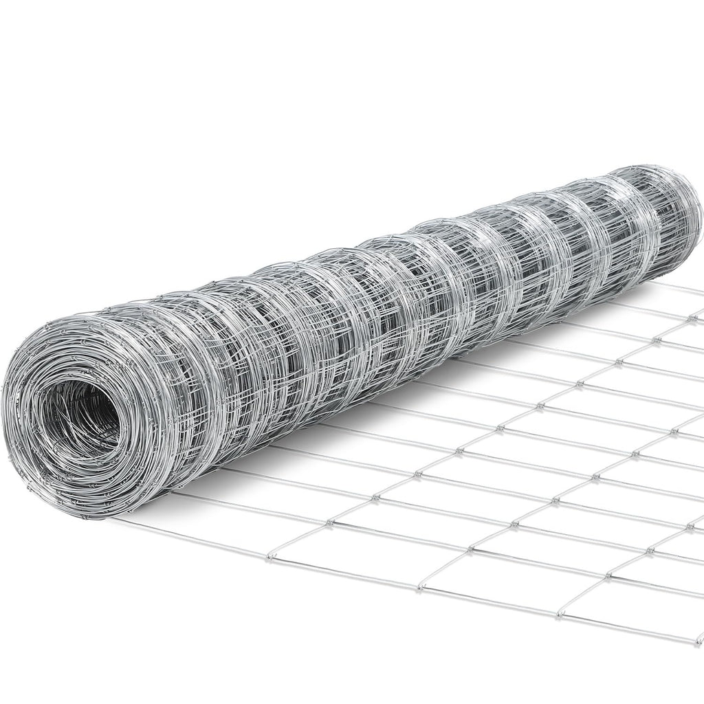 Garvee Farm Fence 6x164 ft, High Strength Galvanized Cattle Fence, Heavy Zinc Coating Wire Fence for Hog, Deer, Goat, Sheep, Weather Resistance, Perfect for Livestock, Animal, Yard, Garden Pr