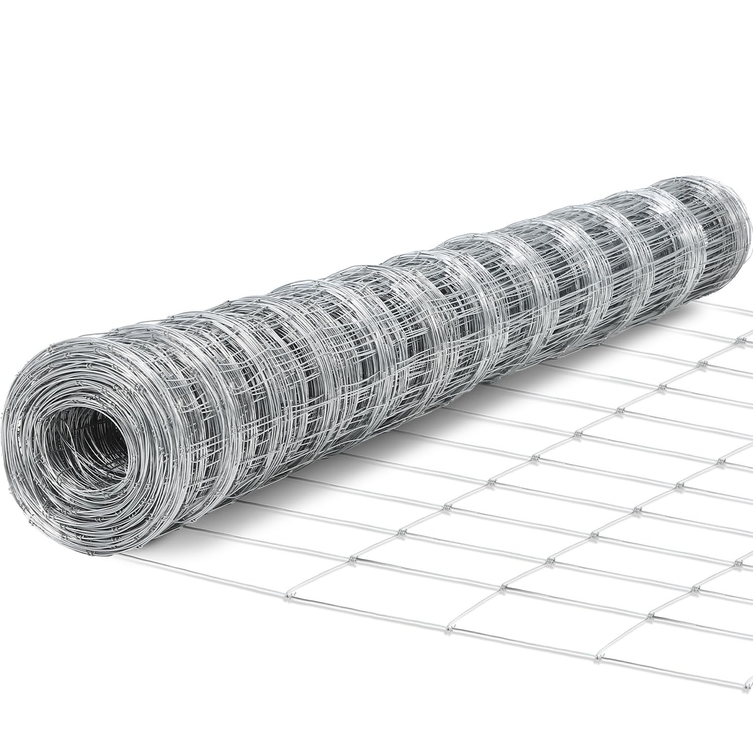 Garvee Farm Fence 6x164 ft, High Strength Galvanized Cattle Fence, Heavy Zinc Coating Wire Fence for Hog, Deer, Goat, Sheep, Weather Resistance, Perfect for Livestock, Animal, Yard, Garden Pr