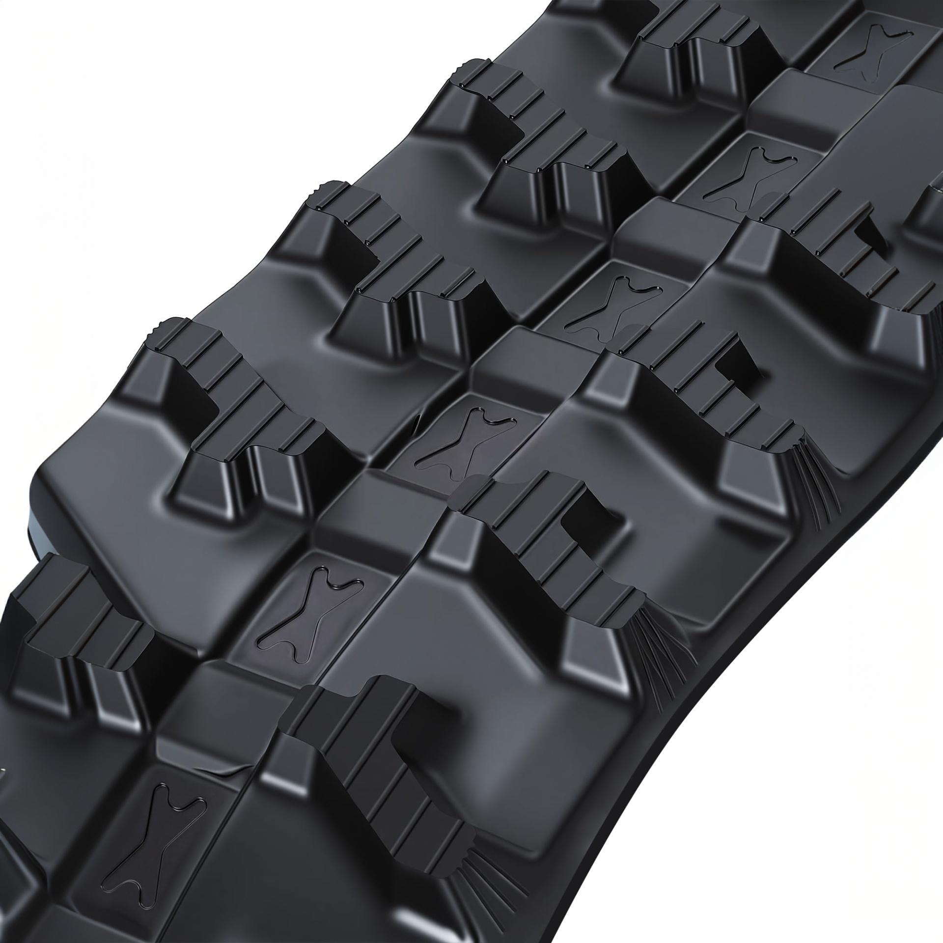 Garvee 180x72x37 Set of 2, Excavator Replacement Tracks with 1872-a High Traction Pattern, Heavy Duty and Tear Resistant Rubber Compound for 0.8-2 Ton Class
