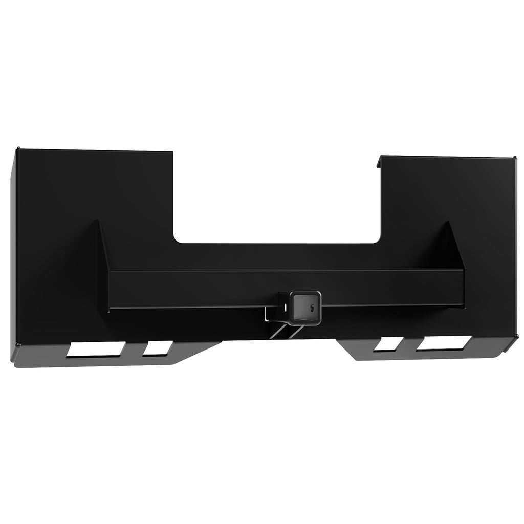 Garvee 1/4" Universal Skid Steer Mount Plate, 46" x 18" Steel Quick Attach Plate with 2" Receiver