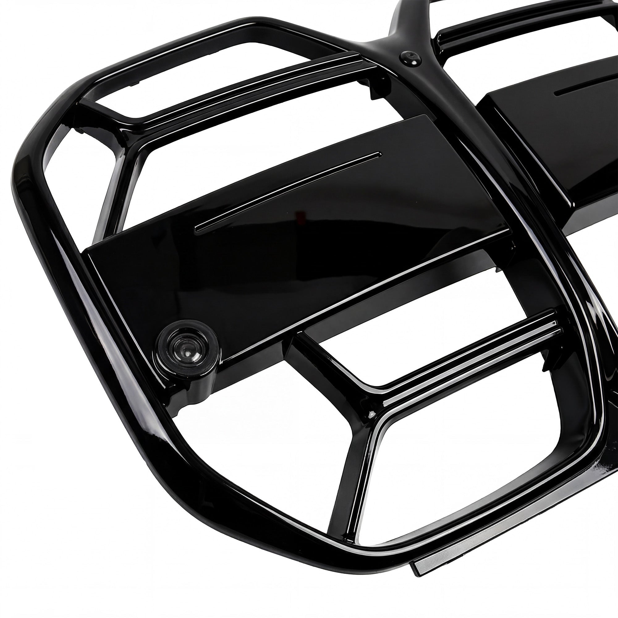 Garvee Select Car Grille Guard – Glossy Black Front Bumper Protector – Easy Install, Durable Finish, Anti-Debris Tuning Accessory, Global Fit, Custom Exterior Styling – Color: Glossy Black