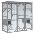 Garvee Catio Outdoor Window Cat Enclosure, Walk-in Cat Cage, Catio Outdoor Enclosure Extra Large, Gray