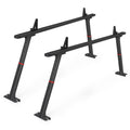 Garvee Truck Rack, 35.4-71in Adjustable Width Ladder Rack for Truck, Aluminum 800 Lbs Capacity, Heavy Duty Truck Bed Rack, Stable Drilling Cargo Support System for Kayak, Surfboard, Lumber, Black