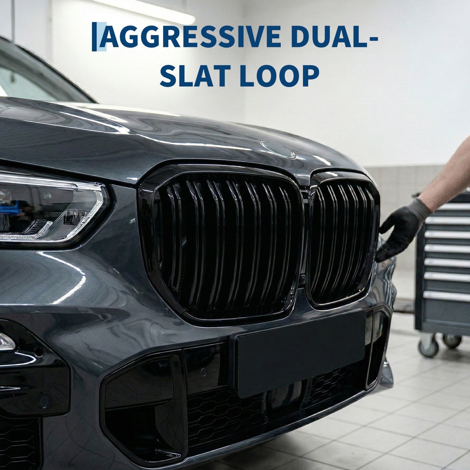 Garvee Universal Car Front Bumper Grille Guard, Heavy Duty Radiator Protective Mesh Cover, Anti-Debris Engine Protection Grill Mesh, Exterior Upgrade Automotive Accessories, Fits Most Cars & Sedans