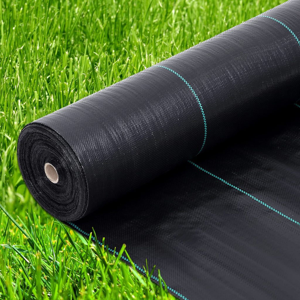 Garvee 3 ft x 300 ft Weed Barrier Fabric, 3.24 oz Heavy Duty Landscape Fabric, Permeable Ground Cover for Weed Control, Driveways, Garden Beds & Landscaping