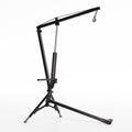 Garvee Heavy Duty Pickup Truck Crane– 1000 Lbs Capacity Hitch Mount Crane with 360° Swivel & Adjustable Boom, Heavy Duty Steel Shop Crane for Garage, Black