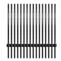 Garvee Heavy Duty U-Channel Metal Fence Posts, No Dig Steel Fence Stakes with Anchor Plates for Yard Garden Wiare Fencing, Multi-Size Available Black