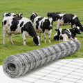 Garvee Cattle Farm Fence 6Ft x 164Ft, 12 Gauge Heavy Galvanized Steel Wire Fencing Outdoor for Livestock Control/Pet Supplies/Farmer/Agriculture/Pasture/Cross Fencing/Horse/Goat/Deer/Pig/Sheep/Garden