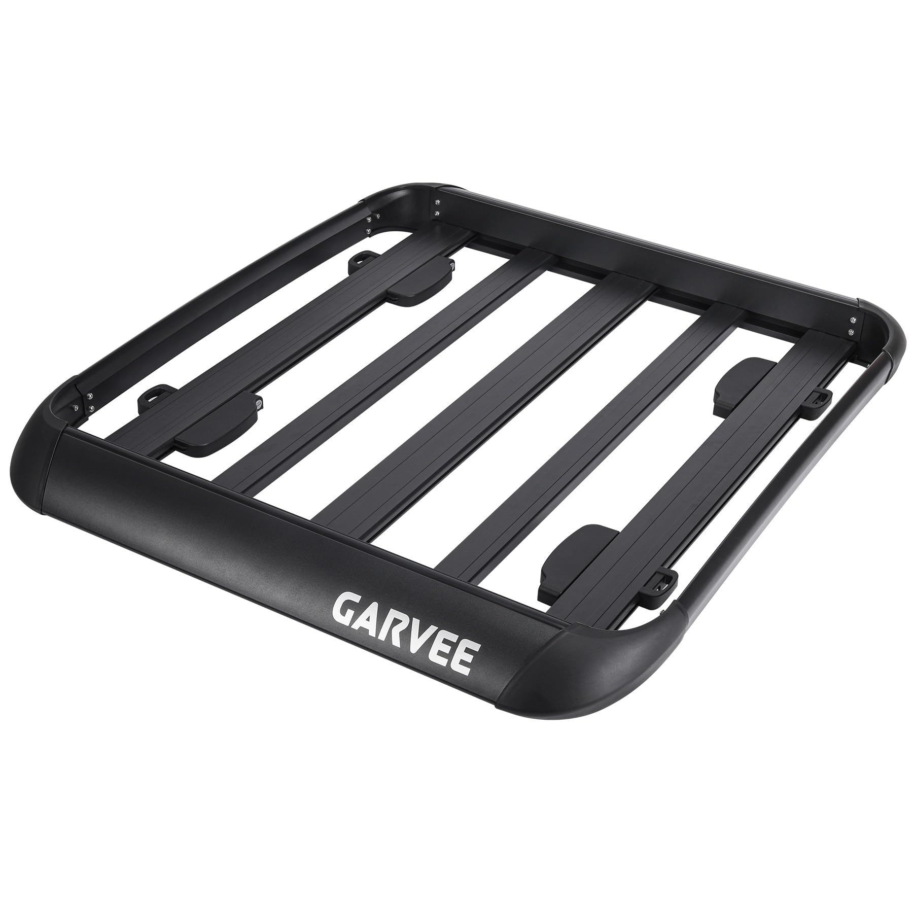 Garvee 47"X40"X5" Universal Roof Rack Carrier Basket, Anti-Rust Aluminum Lightweight Roof Cargo Basket, Vehicle Cargo Carrier 200LBS Capacity Rooftop with Wind Fairing, Car Top Holder, for SUV Truck Cars