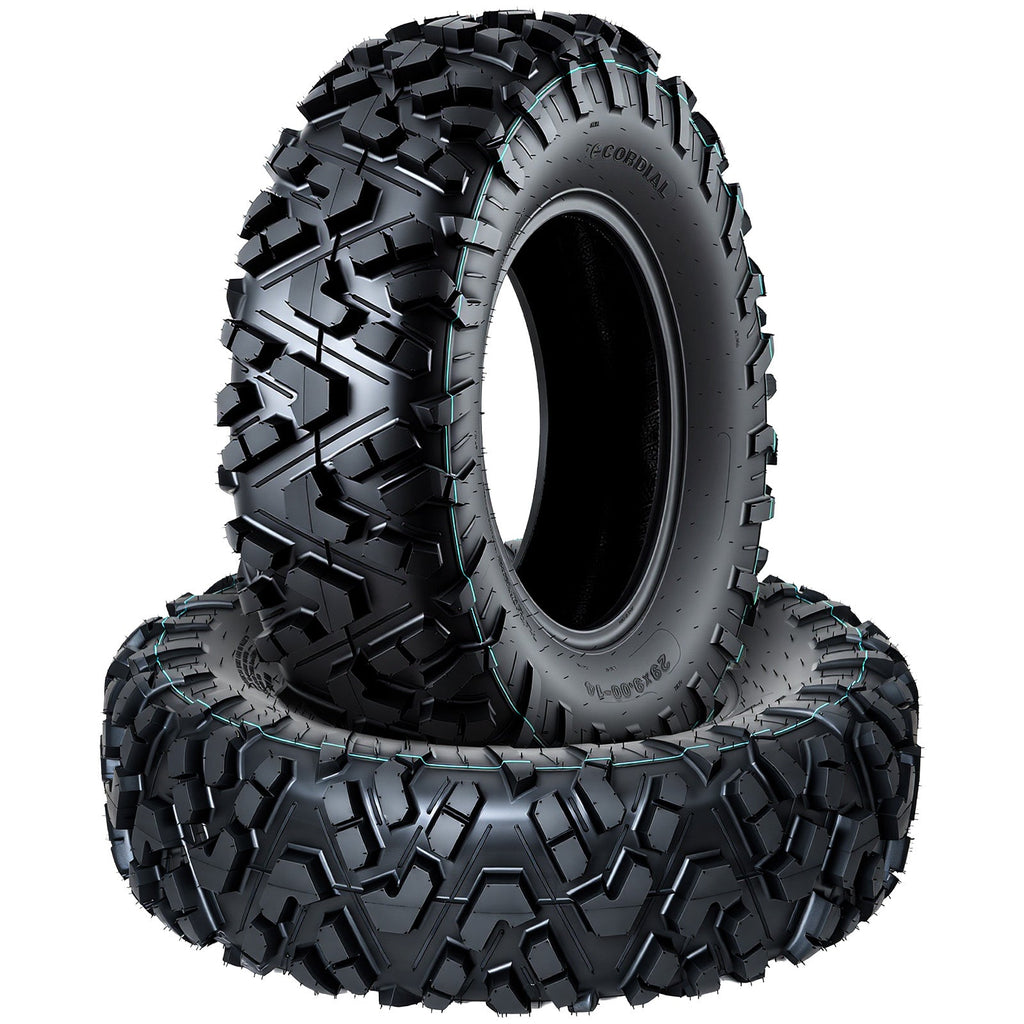 Garvee 29x9-14 29x9x14 ATV UTV Tires All-Terrain 6PR Tubeless Cut-Resistant Durable Off-Road Mud Sand Trail 2 Pack