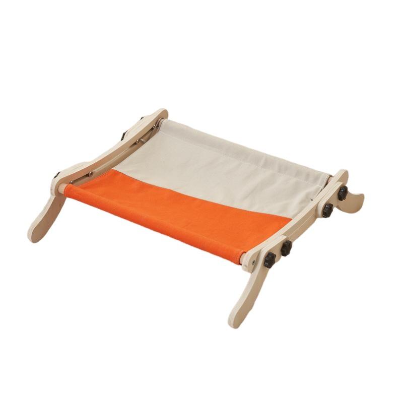 Garvee Cat Window Perch, Cat Radiator Bed Hammock, Holds Up to 18kg Wooden Seat Cats Bed, No-Screw Adjustable and Suction Cups, for Windowsill, Bedside, Radiator, Easy Assembly