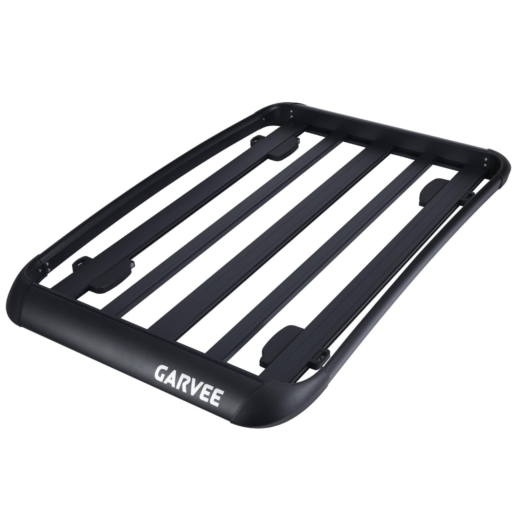 Garvee 63"X40"  Universal Roof Rack Carrier Basket, Anti-Rust Aluminum Lightweight Roof Cargo Basket, Vehicle Cargo Carrier 200LBS Capacity Rooftop with Wind Fairing, Car Top Holder, for SUV Truck Cars