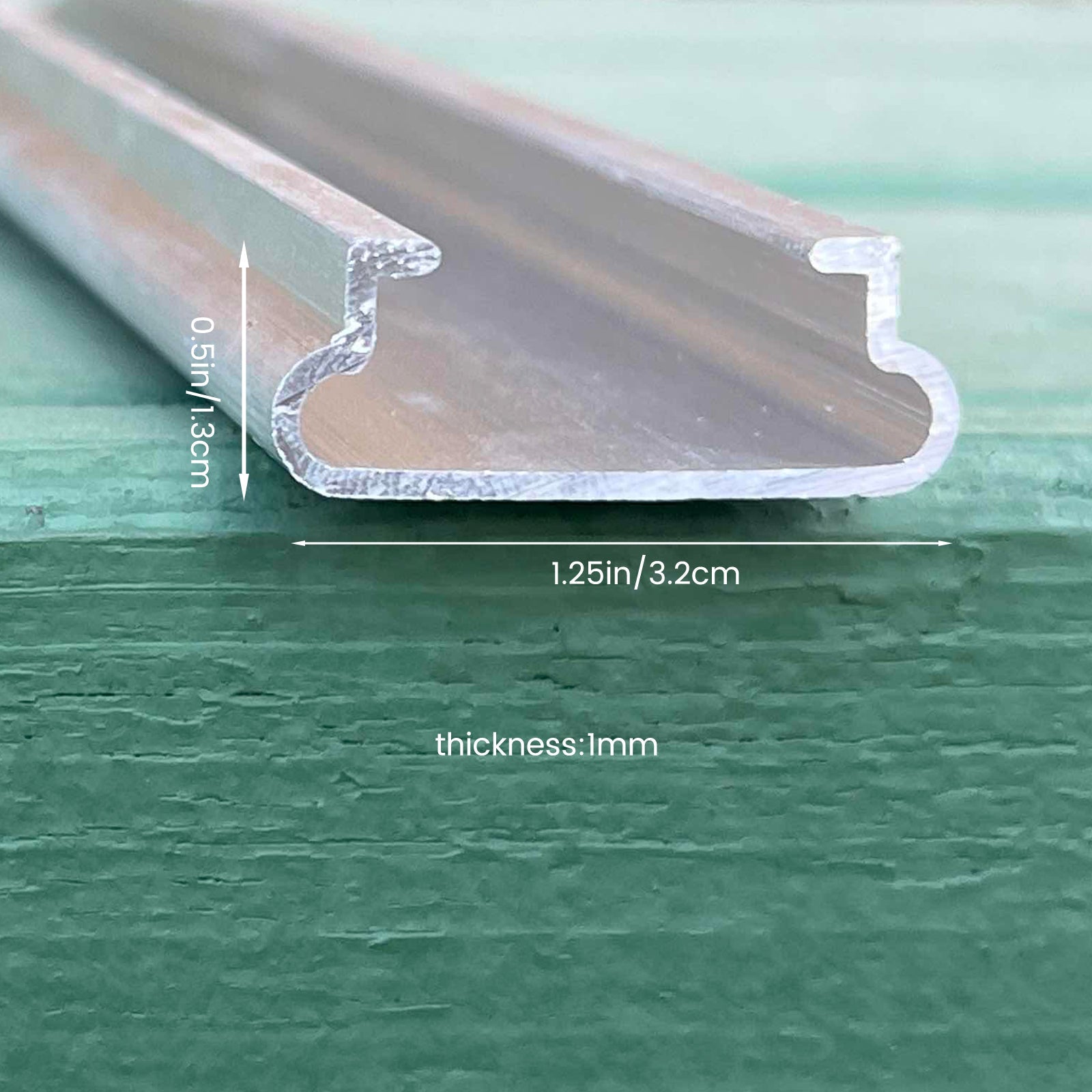 Garvee 10-Set 6.6 ft Greenhouse Spring Wire and Lock Channel Kit, 1 mm Aluminum U-Channels with PVC-Coated Wires for Poly Film, Shade Cloth and Netting