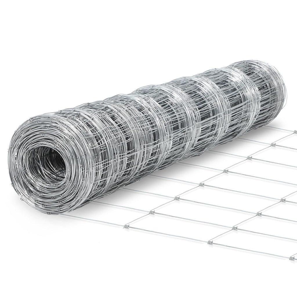 Garvee Farm Fence 4x164 ft, High Strength Galvanized Cattle Fence, Heavy Zinc Coating Wire Fence for Hog, Deer, Goat, Sheep, Weather Resistance, Perfect for Livestock, Animal, Yard, Garden Pr