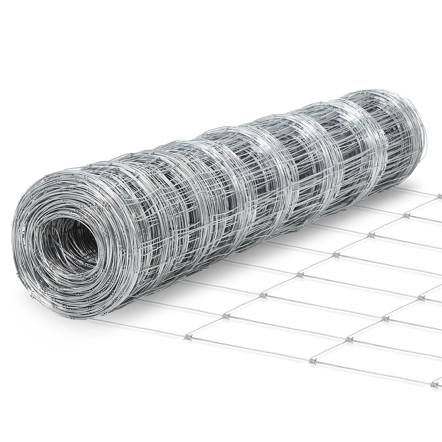 Garvee Farm Fence 4x164 ft, High Strength Galvanized Cattle Fence, Heavy Zinc Coating Wire Fence for Hog, Deer, Goat, Sheep, Weather Resistance, Perfect for Livestock, Animal, Yard, Garden Pr