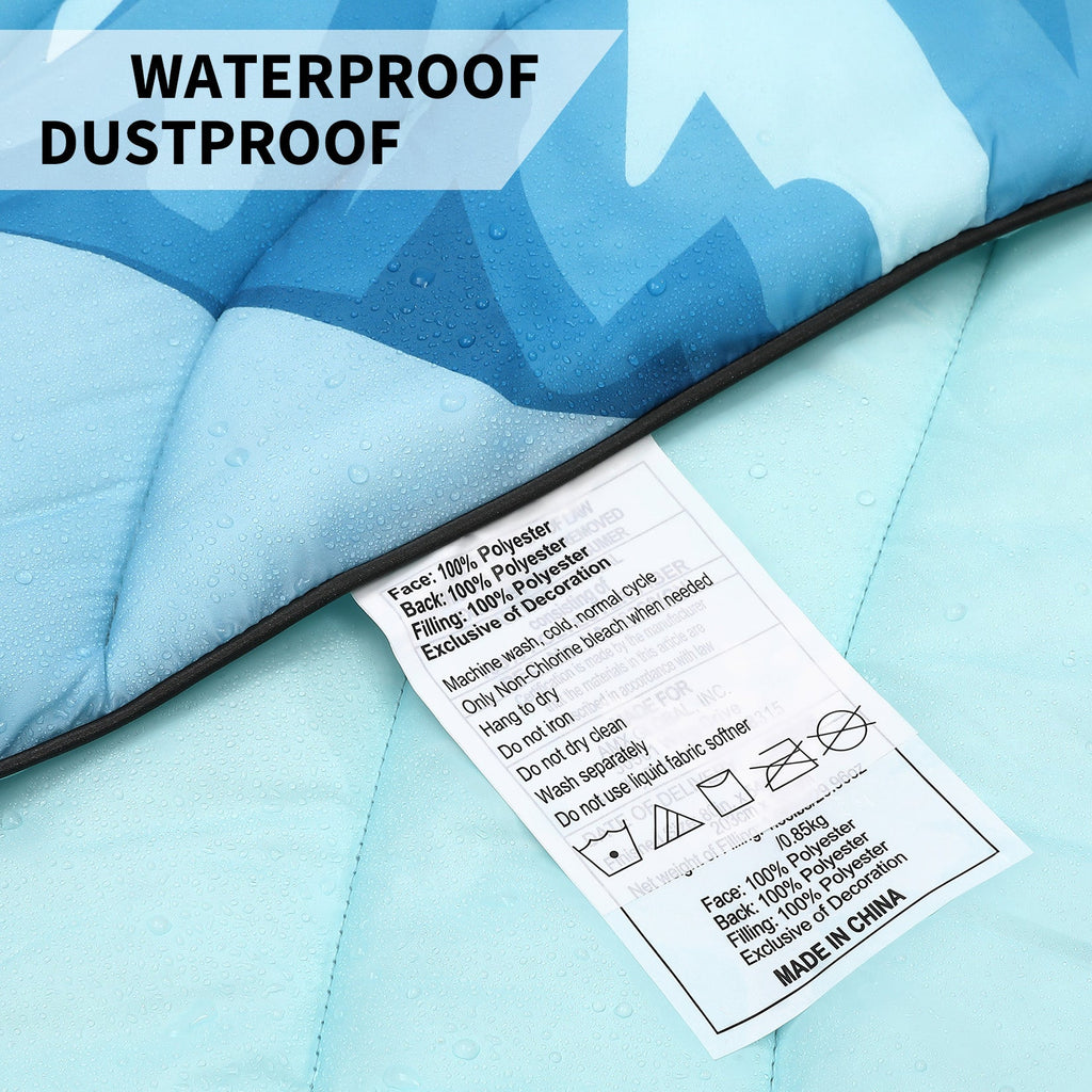Garvee Multi-Function Camping Blanket - Ultralight Convertible Sleeping Bag & Warm Blanket 79x55 Inch Waterproof for Outdoor Camping, Hiking & Travel