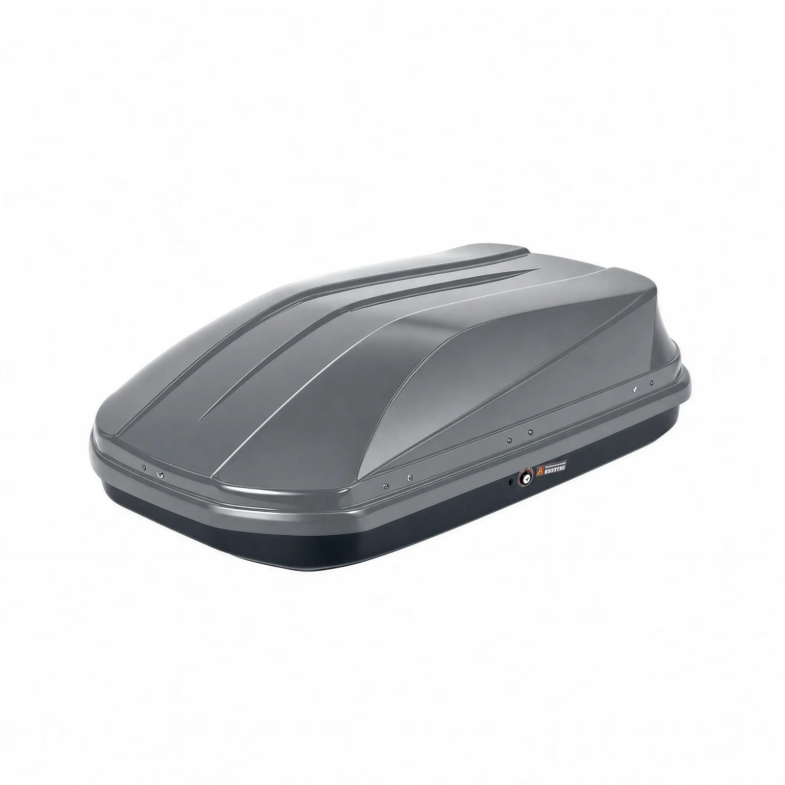 Garvee Durable Hard Shell Rooftop Cargo Box for Cars & SUVs – 17 Cu Ft, Dual-Side Opening, Waterproof ABS, global Fit, 165 lbs Capacity, Secure Straps & Keys – Gray – Color: Gray, Specs: 17 cu ft hard shell rooftop cargo box, double-sided opening, global