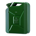 Garvee Metal Gas Can - 20L (5.3 Gallon) Jerry Can Style, Leak-Proof, Heavy-Duty Cold-Rolled Steel, Rust-Proof and Portable for Vehicles, Farms, and Overlanding, Green