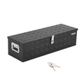 Garvee 39"X13"X10" Aluminum Truck Bed Tool Box with Lock and Keys, Heavy Duty Diamond Plate, Weather-Resistant, Side Handles, 39x13x10 in, Black, for Pickup Trucks and Trailers