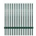 Garvee Heavy Duty 4 FT U-Channel Metal Fence Posts (15-Pack) - No-Dig Steel Garden Stakes with Anchor Plates for Yard Protective Netting and Wire Fencing, Green