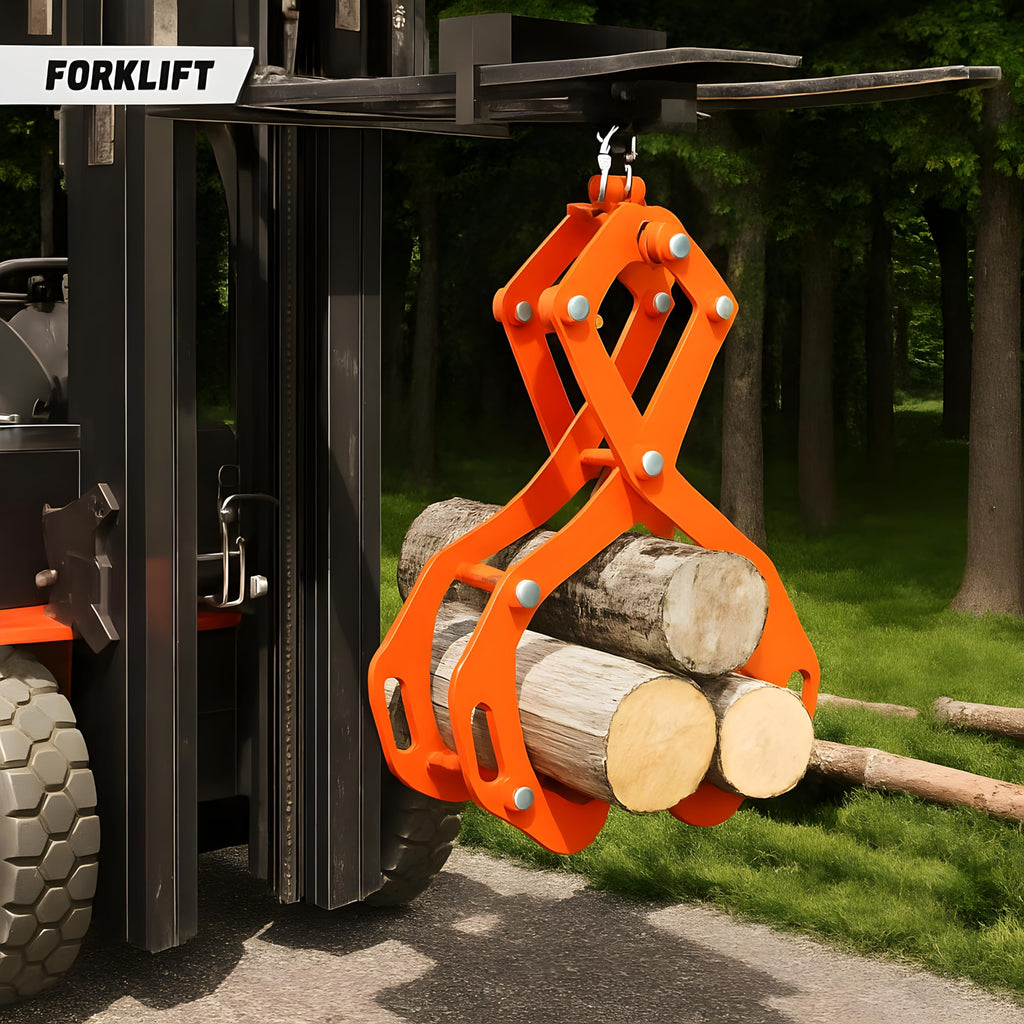 Garvee 28" Log Tongs, 4 Claw Log Grabber Heavy Duty 2200 Lb Capacity, Eagle Claw Design Skidding Tongs Logging Tools for Tractors, Trucks, ATVs, Forklifts