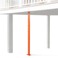 Garvee Heavy Duty Adjustable House Floor Jack Post – 18,000 lbs Capacity – Carbon Steel Joist Beam Support – 56"-100" Height Range – Basement Leveling – Orange Red, 56-100in