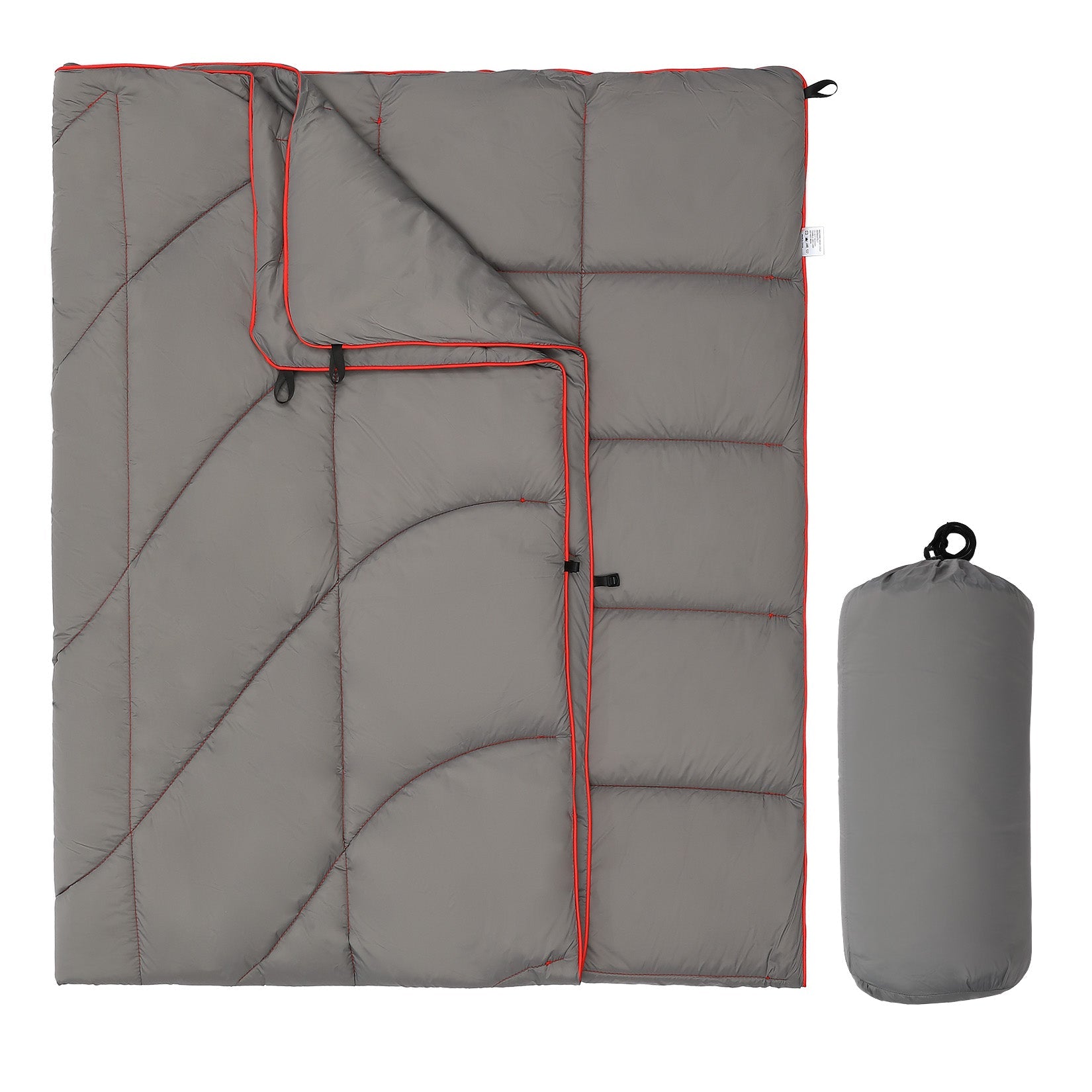 Garvee Multi-Function Camping Blanket - Ultralight Convertible Sleeping Bag & Warm Blanket 79x55 Inch Waterproof for Outdoor Camping, Hiking & Travel