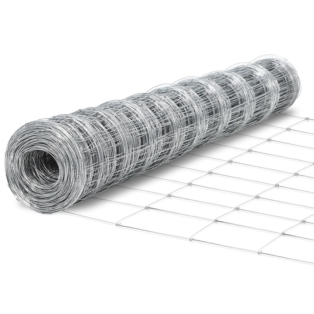 Garvee Farm Fence 5x164 ft, High Strength Galvanized Cattle Fence, Heavy Zinc Coating Wire Fence for Hog, Deer, Goat, Sheep, Weather Resistance, Perfect for Livestock, Animal, Yard, Garden Pr