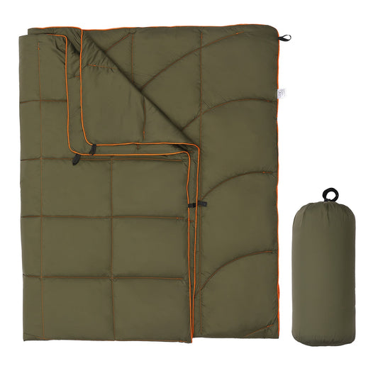 Garvee Multi-Function Camping Blanket - Ultralight Convertible Sleeping Bag & Warm Blanket 79x55 Inch Waterproof for Outdoor Camping, Hiking & Travel
